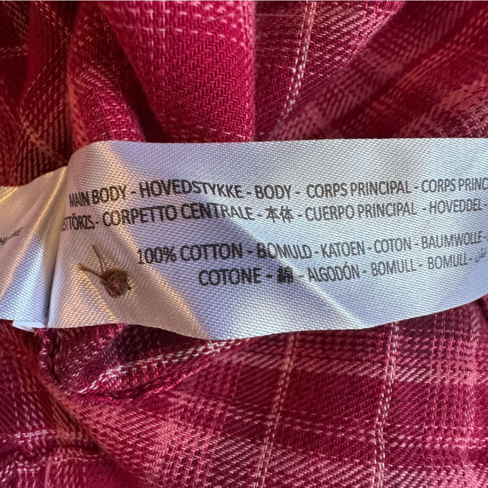 Ariat Shirt Women’s Large Red Plaid Relaxed Fit‎ Western Button Down Long Sleeve - Picture 11 of 11